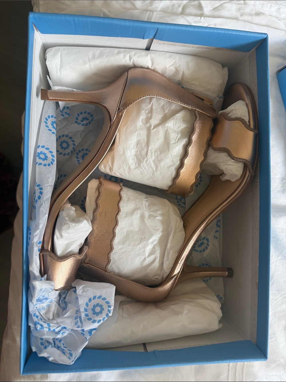 Jack Rogers Gold Sandals with heel